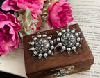 Elegant Oxidized Daily Wear Earrings with Intricate Design Perfect for Everyday Elegance