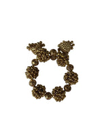 Handcrafted Silver Beaded Hair Bun Clip Ethnic Hair Accessory for Women and Girls