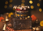 Vibrant Handcrafted Fabric Bangle with Ethnic Charms